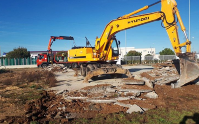 Trabajos de excavaciones y demoliciones en Salamanca
