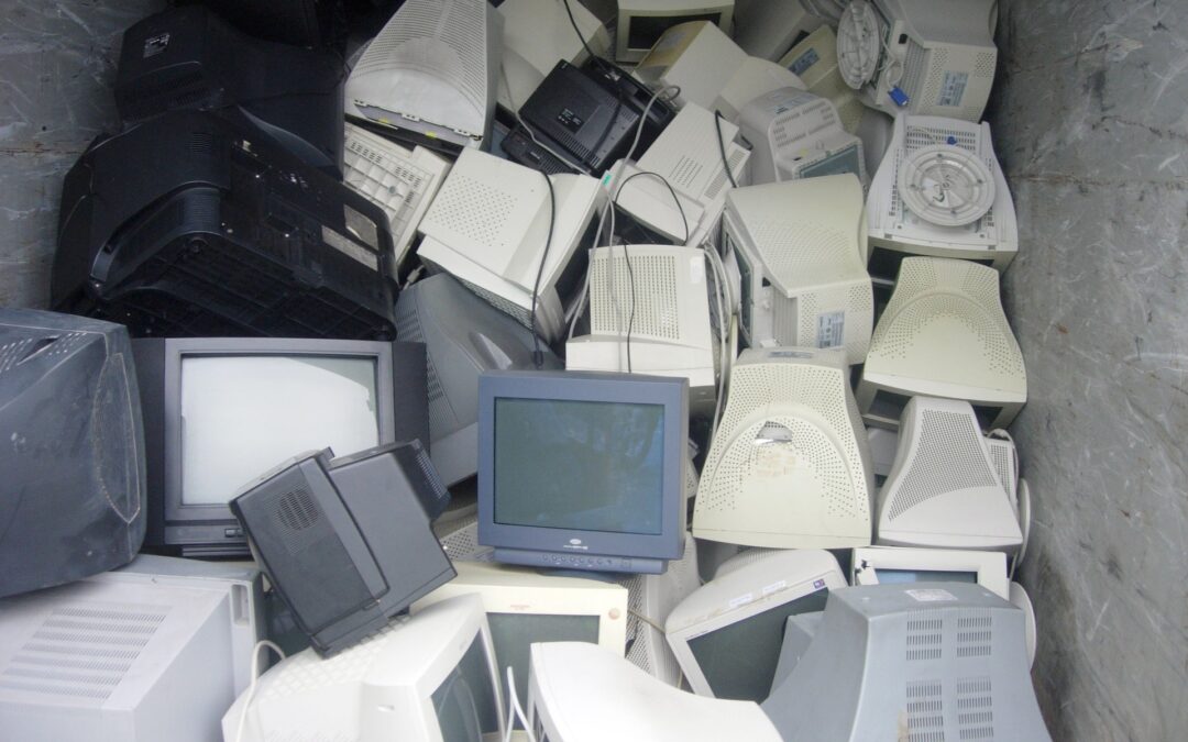 residuos de monitores de ordenadores