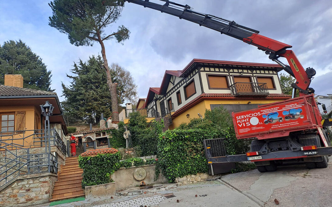 Camiones pluma en Salamanca: Servicios Punto Viso, tu aliado para trabajos en altura y transporte especializado